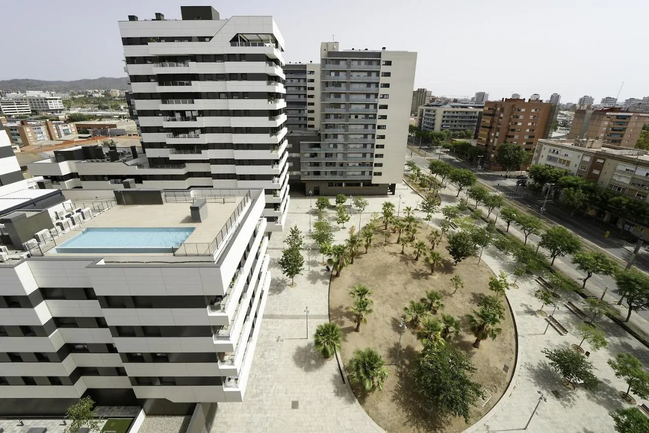 Sunsets And The Pool In Barcelona Apartment Cornella de Llobregat Spain